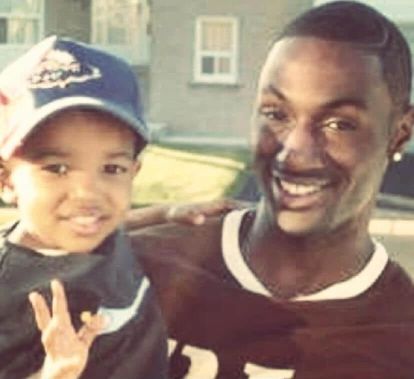 A childhood photograph of Kaleel